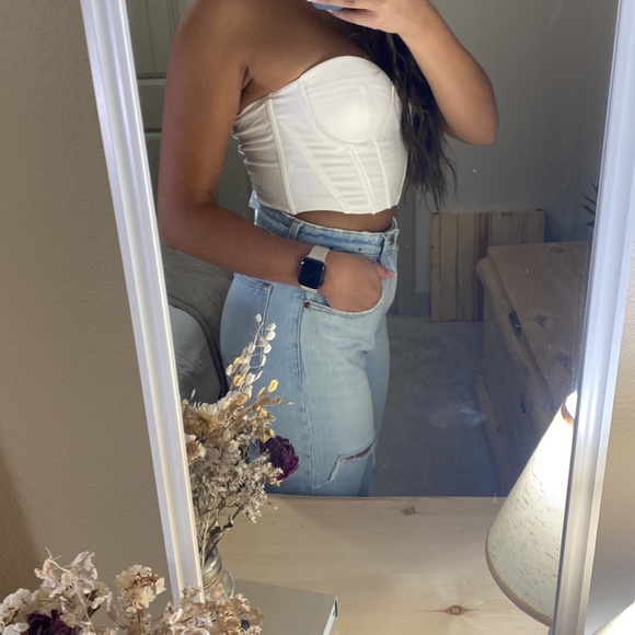 NEVER WORN: Princess Polly Corset White Top - Picture 4 of 7